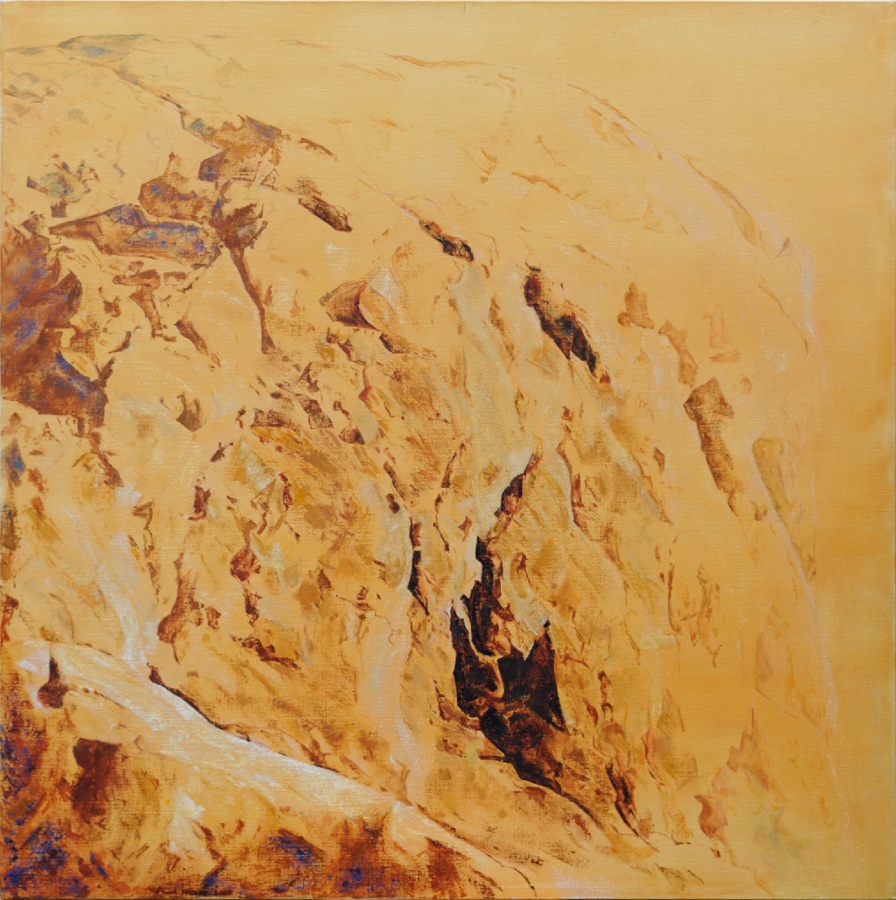 Rêve minéral VIII 110x110 cm Coll. particulière
