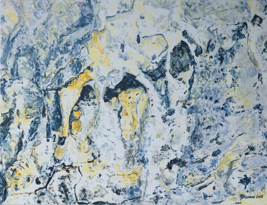  Rêve minéral XIII 65x50 cm.  2016  