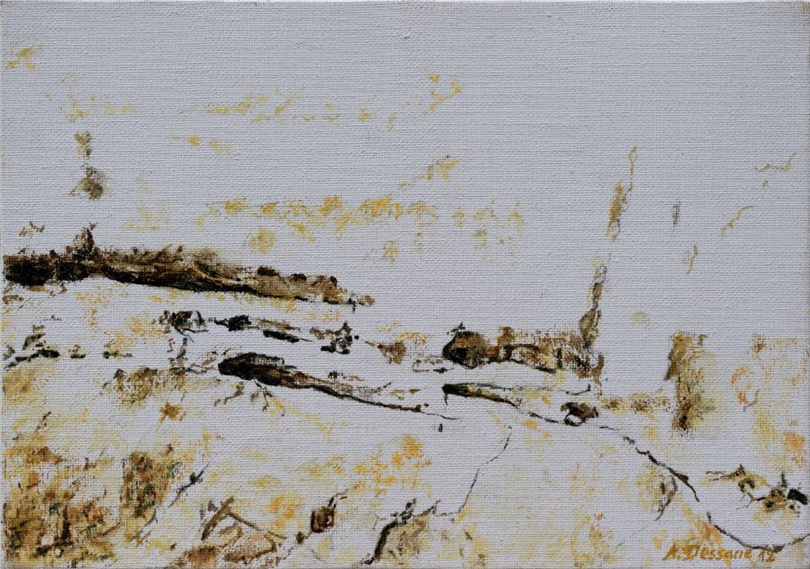 Rêve minéral IV 27x19 cm. Collection particulière